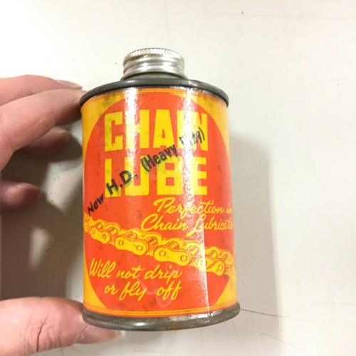 Chain lube vtg metal - chain, can